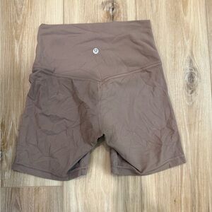 lululemon athletica Women's Tan Bike Shorts